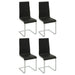 Broderick Upholstered Side Chairs Black and White (Set of 4) - Premium Dining Chair from Coaster Z2 Standard - Just $160! Shop now at Furniture Wholesale Plus  We are the best furniture store in Nashville, Hendersonville, Goodlettsville, Madison, Antioch, Mount Juliet, Lebanon, Gallatin, Springfield, Murfreesboro, Franklin, Brentwood