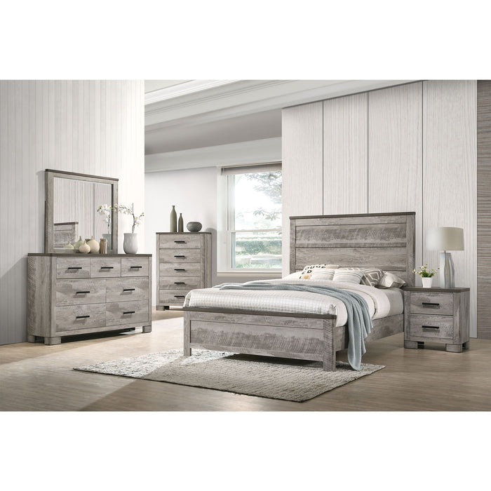 Millers Cove - 2-Drawer Nightstand - Distressed Gray – Accent Nightstands by Elements International at Furniture Wholesale Plus , Nashville furniture store