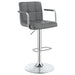 Palomar Adjustable Height Bar Stool Grey and Chrome - Premium Barstool from Coaster Z2 Standard - Just $162! Shop now at Furniture Wholesale Plus  We are the best furniture store in Nashville, Hendersonville, Goodlettsville, Madison, Antioch, Mount Juliet, Lebanon, Gallatin, Springfield, Murfreesboro, Franklin, Brentwood