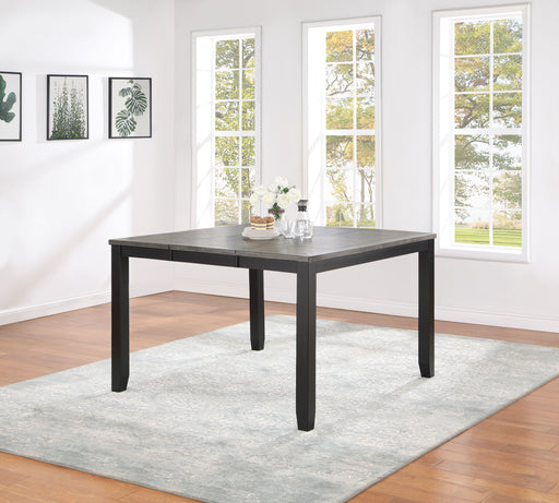 Elodie Counter Height Dining Table with Extension Leaf Grey and Black - Premium Counter Height Table from Coaster Z2 Standard - Just $574! Shop now at Furniture Wholesale Plus  We are the best furniture store in Nashville, Hendersonville, Goodlettsville, Madison, Antioch, Mount Juliet, Lebanon, Gallatin, Springfield, Murfreesboro, Franklin, Brentwood