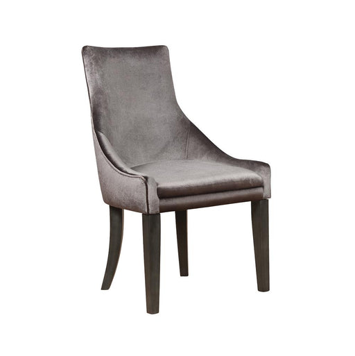 Phelps Upholstered Demi Wing Chairs Grey (Set of 2) - Premium Dining Chair from Coaster Z2 Standard - Just $200! Shop now at Furniture Wholesale Plus  We are the best furniture store in Nashville, Hendersonville, Goodlettsville, Madison, Antioch, Mount Juliet, Lebanon, Gallatin, Springfield, Murfreesboro, Franklin, Brentwood