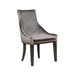 Phelps Upholstered Demi Wing Chairs Grey (Set of 2) - Premium Dining Chair from Coaster Z2 Standard - Just $200! Shop now at Furniture Wholesale Plus  We are the best furniture store in Nashville, Hendersonville, Goodlettsville, Madison, Antioch, Mount Juliet, Lebanon, Gallatin, Springfield, Murfreesboro, Franklin, Brentwood