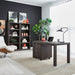 Modern Edge - 4 Piece Desk Set - Caffe – 4 Piece Home Office Sets by Liberty Furniture at Furniture Wholesale Plus , Nashville furniture store