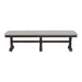 Montrose - Fabric Dining Bench - Espresso / Light Gray – Dining Benches by Elements International at Furniture Wholesale Plus , Nashville furniture store