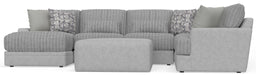 Titan - Sectional With Comfort Coil Seating, Cocktail Ottoman And Accent Pillows Included – 2 Piece Living Room Sets by Jackson at Furniture Wholesale Plus , Nashville furniture store