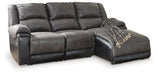 Nantahala - Reclining Sectional With Chaise – Reclining Sectionals by Signature Design by Ashley® at Furniture Wholesale Plus , Nashville furniture store