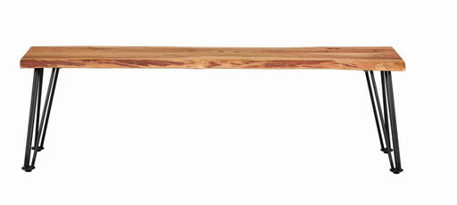 Sherman - Wood Dining Bench - Natural Acacia - Premium Dining Benches from CoasterEssence - Just $379! Shop now at Furniture Wholesale Plus  We are the best furniture store in Nashville, Hendersonville, Goodlettsville, Madison, Antioch, Mount Juliet, Lebanon, Gallatin, Springfield, Murfreesboro, Franklin, Brentwood