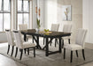 Malia Rectangular Dining Table Set with Refractory Extension Leaf Beige and Black - Premium Dining Room Set from Coaster Z2 Standard - Just $998! Shop now at Furniture Wholesale Plus  We are the best furniture store in Nashville, Hendersonville, Goodlettsville, Madison, Antioch, Mount Juliet, Lebanon, Gallatin, Springfield, Murfreesboro, Franklin, Brentwood