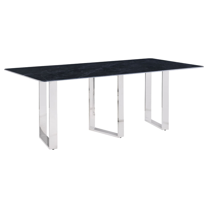 Desden - Rectangular Sintered Stone Dining Table - Gray – Dining Tables by Coaster Fine Furniture at Furniture Wholesale Plus , Nashville furniture store