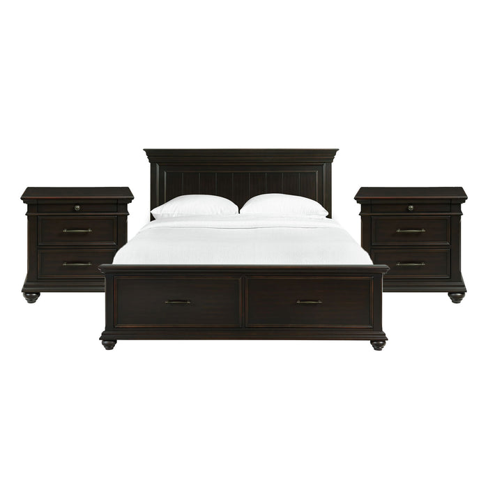 Slater - Platform Storage Bedroom Set – 3 Piece Bedroom Sets by Elements International at Furniture Wholesale Plus , Nashville furniture store