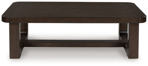Breckington - Rectangular Cocktail Table - Dark Brown – Cocktail Tables by Signature Design by Ashley® at Furniture Wholesale Plus , Nashville furniture store