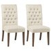 Douglas Tufted Back Dining Chairs Vineyard Oak (Set of 2) - Premium Dining Chair from Coaster Z2 Standard - Just $134! Shop now at Furniture Wholesale Plus  We are the best furniture store in Nashville, Hendersonville, Goodlettsville, Madison, Antioch, Mount Juliet, Lebanon, Gallatin, Springfield, Murfreesboro, Franklin, Brentwood