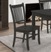 Marbrisa Slat Back Dining Side Chair Matte Black (Set of 2) - Premium Dining Chair from Coaster Z2 Standard - Just $102! Shop now at Furniture Wholesale Plus  We are the best furniture store in Nashville, Hendersonville, Goodlettsville, Madison, Antioch, Mount Juliet, Lebanon, Gallatin, Springfield, Murfreesboro, Franklin, Brentwood