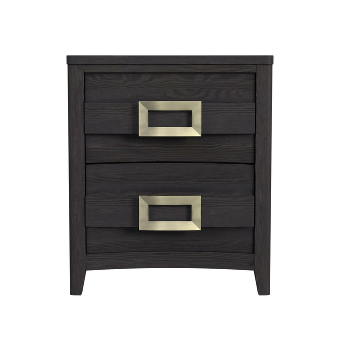 Tobias - 2-Drawer Nightstand With USB – Nightstands w/ Charging Stations by Elements International at Furniture Wholesale Plus , Nashville furniture store