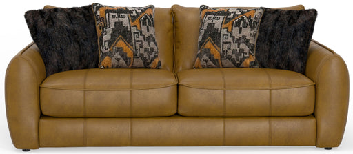 Corvara - Top Grain Italian Leather Match Sofa - Caramel - Premium Stationary Sofas from Jackson - Just $1499! Shop now at Furniture Wholesale Plus  We are the best furniture store in Nashville, Hendersonville, Goodlettsville, Madison, Antioch, Mount Juliet, Lebanon, Gallatin, Springfield, Murfreesboro, Franklin, Brentwood