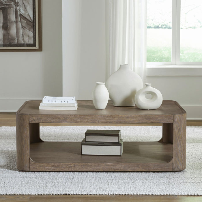 South Bend - Rectangular Cocktail Table - Burnished Clay – Cocktail Tables by Liberty Furniture at Furniture Wholesale Plus , Nashville furniture store