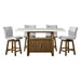 Carmela - Counter Height Dining Set – 5 Piece Dining Room Sets by Elements International at Furniture Wholesale Plus , Nashville furniture store