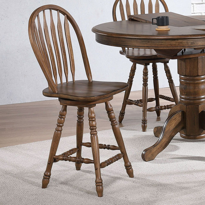 Carolina Crossing - Windsor Swivel Counter Chair – Swivel Chairs by Liberty Furniture at Furniture Wholesale Plus , Nashville furniture store