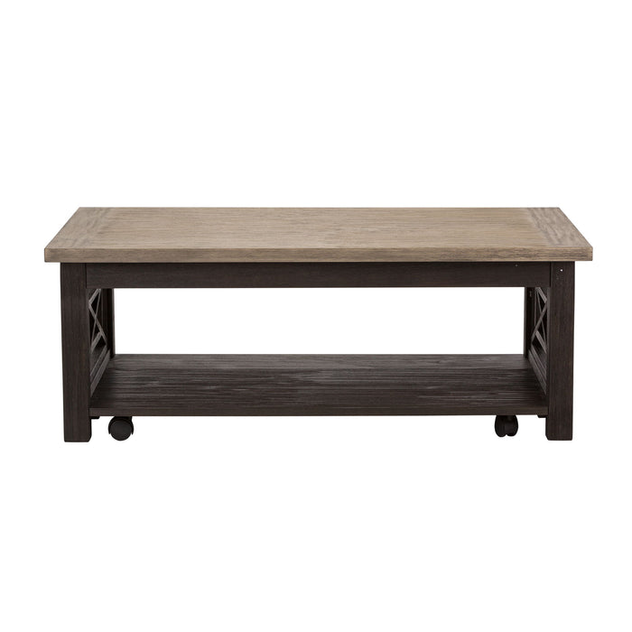 Heatherbrook - 3 Piece Table Set (1 Cocktail 2 End Tables) - Charcoal & Ash – Table Sets by Liberty Furniture at Furniture Wholesale Plus , Nashville furniture store
