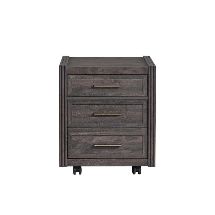 Modern Edge - Castered Filing Cabinet - Caffe – Filing Cabinets by Liberty Furniture at Furniture Wholesale Plus , Nashville furniture store