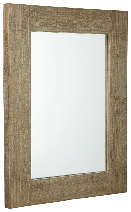 Waltleigh - Accent Mirror - Distressed Brown – Accent Mirrors by Signature Design by Ashley® at Furniture Wholesale Plus , Nashville furniture store