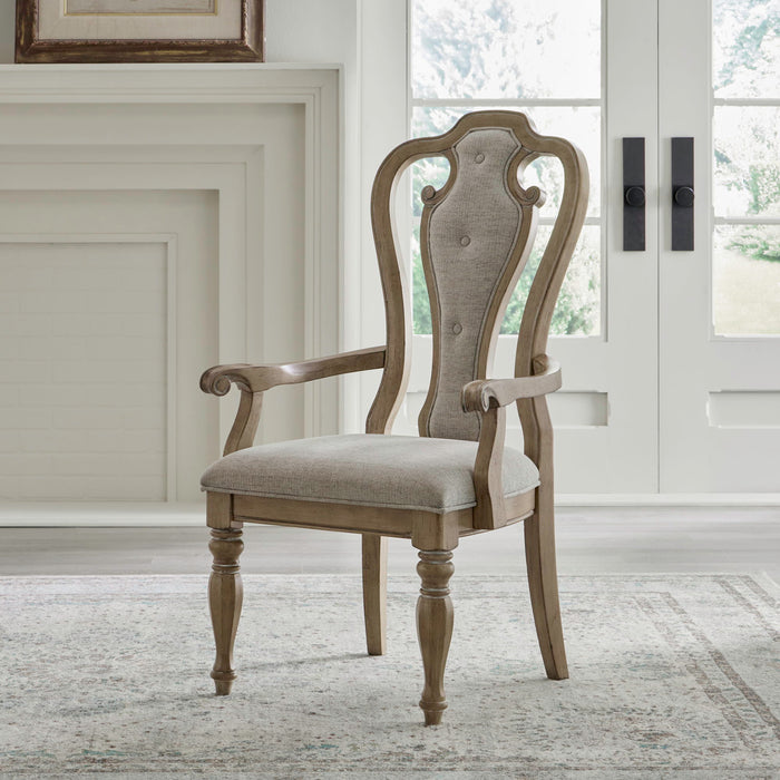 Magnolia Manor - Splat Back Upholstered Chair – Arm Chairs by Liberty Furniture at Furniture Wholesale Plus , Nashville furniture store