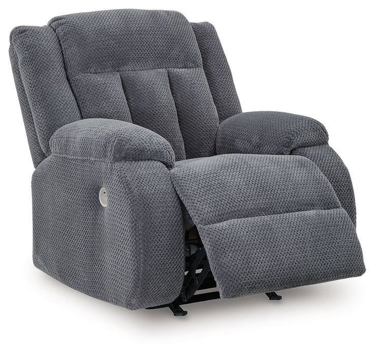 Observation - Power Rocker Recliner - Steel – Rocker Chairs by Signature Design by Ashley® at Furniture Wholesale Plus , Nashville furniture store