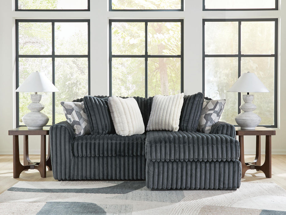 Midnight-Madness - Sectional – Stationary Sectionals by Signature Design by Ashley® at Furniture Wholesale Plus , Nashville furniture store