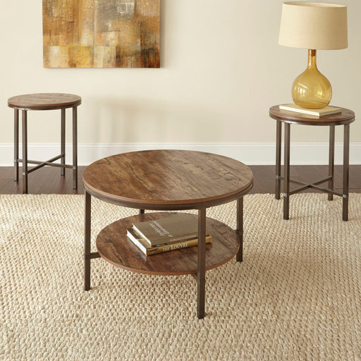 Sedona - Silvershield 3 Piece Occasional Table Set - Brown – Table Sets by Steve Silver Furniture at Furniture Wholesale Plus , Nashville furniture store