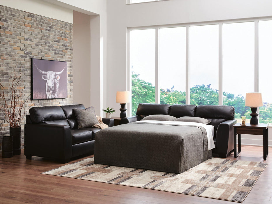 Glennbre - Queen Sofa Sleeper - Midnight – Sleeper Sofas by Signature Design by Ashley® at Furniture Wholesale Plus , Nashville furniture store