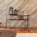 Breckinridge - Demilune Sofa Table - Dark Brown – Sofa Tables by Liberty Furniture at Furniture Wholesale Plus , Nashville furniture store