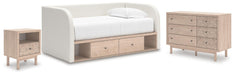 Arloster - 3 Pc. - Twin Day Bed With Storage, Dresser And Nightstand - White – 3 Piece Bedroom Sets by Signature Design by Ashley® at Furniture Wholesale Plus , Nashville furniture store