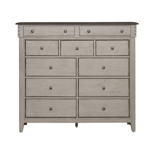 Ivy Hollow - 11 Drawer Chesser - Weathered Linen / Dusty Taupe – Dressers by Liberty Furniture at Furniture Wholesale Plus , Nashville furniture store