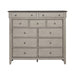 Ivy Hollow - 11 Drawer Chesser - Weathered Linen / Dusty Taupe – Dressers by Liberty Furniture at Furniture Wholesale Plus , Nashville furniture store