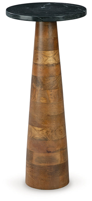 Quinndon - Accent Table - Brown / Black – Accent Tables by Signature Design by Ashley® at Furniture Wholesale Plus , Nashville furniture store