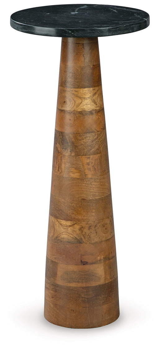 Quinndon - Accent Table - Brown / Black – Accent Tables by Signature Design by Ashley® at Furniture Wholesale Plus , Nashville furniture store