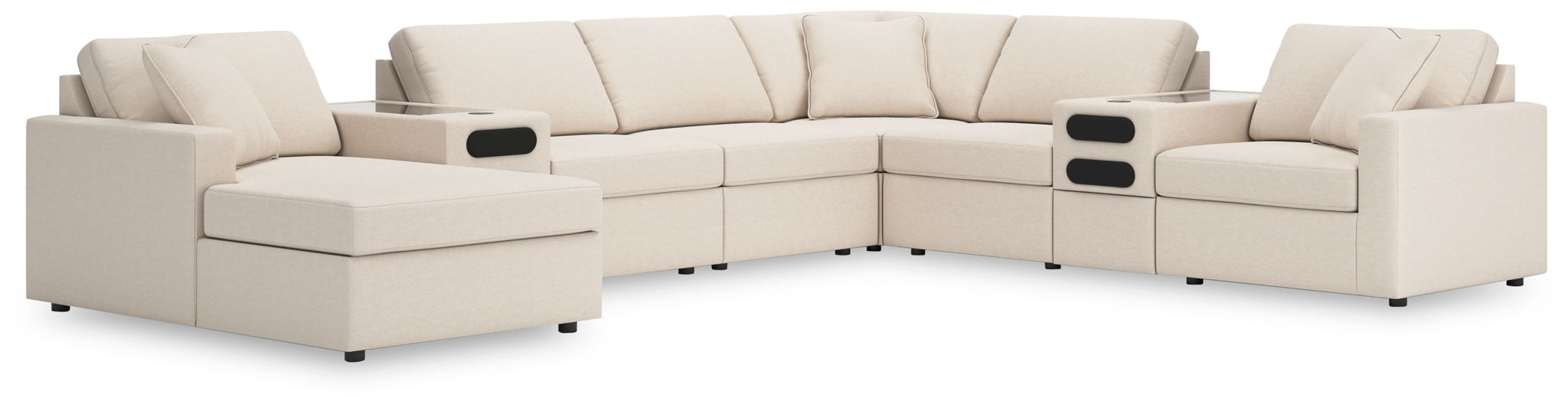 Modmax - Oyster - Sectional – Stationary Sectionals by Signature Design by Ashley® at Furniture Wholesale Plus , Nashville furniture store