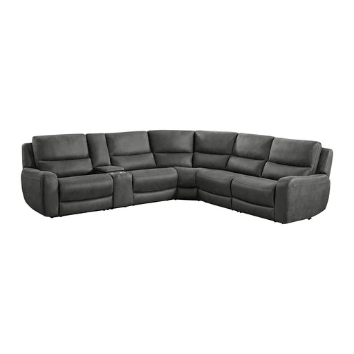 Saber - 6 Piece Sectional Set - Texas Granite – Stationary Sectionals by Elements International at Furniture Wholesale Plus , Nashville furniture store