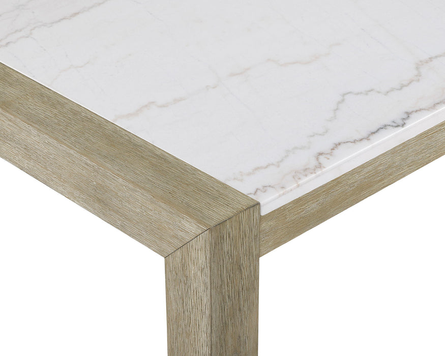 Hazel - Genuine Marble Dining Table - Wired White – Dining Tables by Crown Mark at Furniture Wholesale Plus , Nashville furniture store