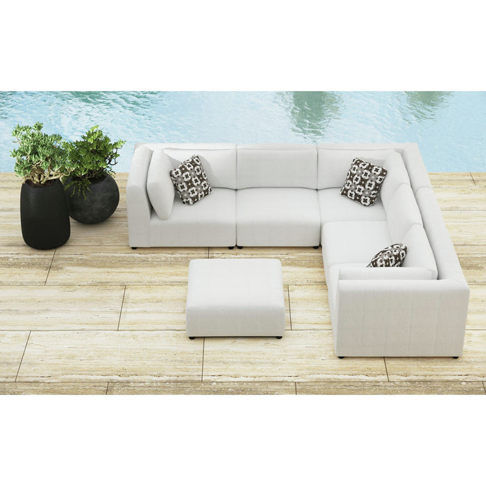 Zandara - Modular Ottoman - Beige – Ottomans by Elements International at Furniture Wholesale Plus , Nashville furniture store