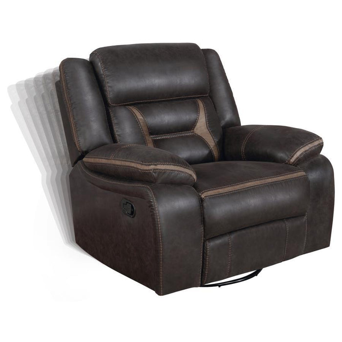 Greer - Upholstered Swivel Glider Recliner Chair - Premium Swivel Glider Chairs from CoasterEveryday - Just $549! Shop now at Furniture Wholesale Plus  We are the best furniture store in Nashville, Hendersonville, Goodlettsville, Madison, Antioch, Mount Juliet, Lebanon, Gallatin, Springfield, Murfreesboro, Franklin, Brentwood