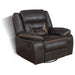 Greer - Upholstered Swivel Glider Recliner Chair - Premium Swivel Glider Chairs from CoasterEveryday - Just $549! Shop now at Furniture Wholesale Plus  We are the best furniture store in Nashville, Hendersonville, Goodlettsville, Madison, Antioch, Mount Juliet, Lebanon, Gallatin, Springfield, Murfreesboro, Franklin, Brentwood