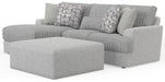 Titan - Sectional With Comfort Coil Seating, Cocktail Ottoman And Accent Pillows Included – 2 Piece Living Room Sets by Jackson at Furniture Wholesale Plus , Nashville furniture store