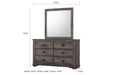 Coralee - Dresser, Mirror – Dresser & Mirror by Crown Mark at Furniture Wholesale Plus , Nashville furniture store