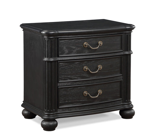 Kingsbury - Nightstand - Black - Premium Accent Nightstands from Crown Mark - Just $399! Shop now at Furniture Wholesale Plus  We are the best furniture store in Nashville, Hendersonville, Goodlettsville, Madison, Antioch, Mount Juliet, Lebanon, Gallatin, Springfield, Murfreesboro, Franklin, Brentwood