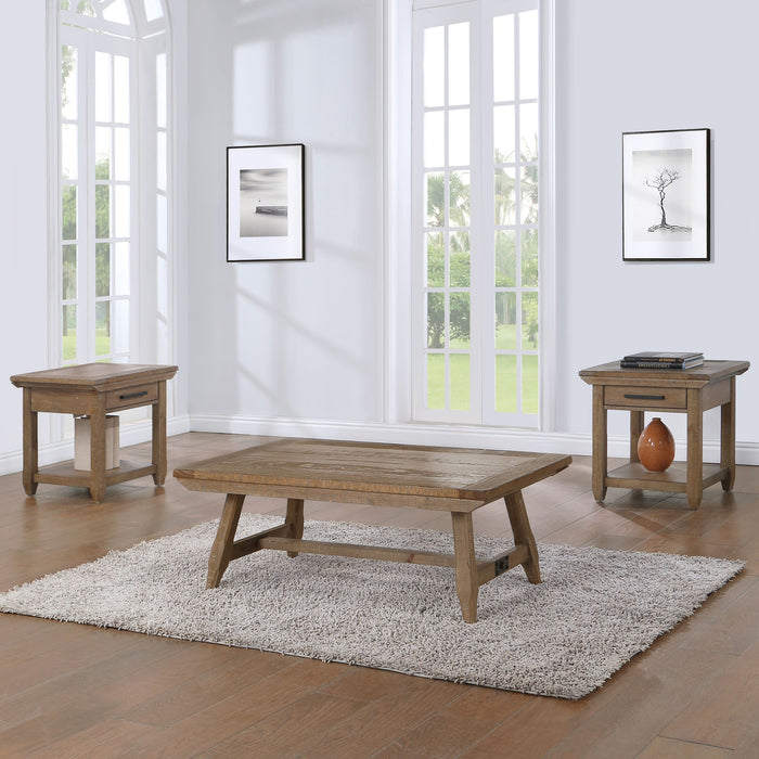 Riverdale - 3 Piece Table Set - Brown – Table Sets by Steve Silver Furniture at Furniture Wholesale Plus , Nashville furniture store