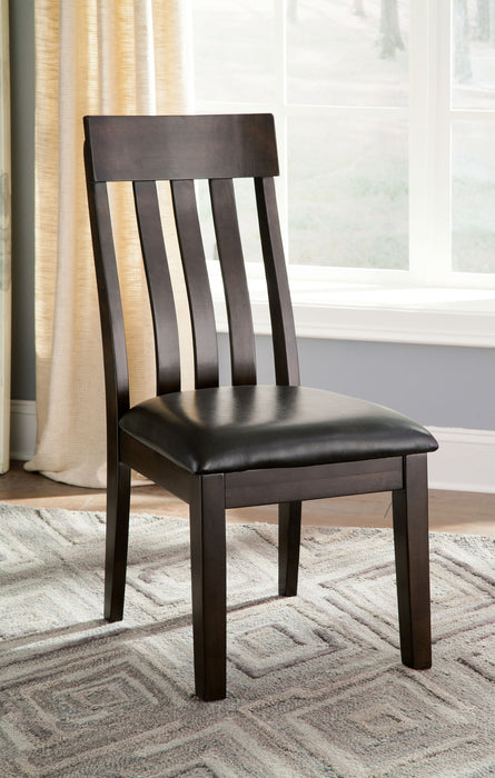 Haddigan - Dining UPH Side Chair (Set of 2) - Dark Brown – Chair Sets by Signature Design by Ashley® at Furniture Wholesale Plus , Nashville furniture store