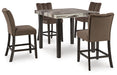 Jeshina - Counter Height Dining Table Set – 5 Piece Dining Room Sets by Signature Design by Ashley® at Furniture Wholesale Plus , Nashville furniture store