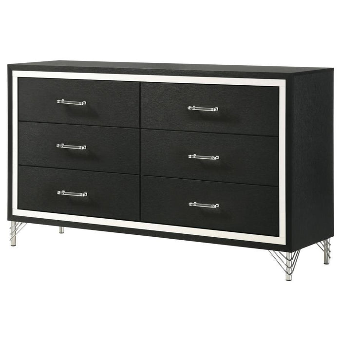 Lucia - 6-Drawer Dresser – Dressers by Coaster Fine Furniture at Furniture Wholesale Plus , Nashville furniture store