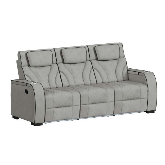 Blitz - Motion Sofa With DDT, Reading Light, Wireless Charger And LED – Reclining Sofas by Elements International at Furniture Wholesale Plus , Nashville furniture store